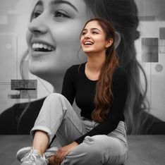 Artistic Monochrome Portrait with Specific Attire and Hair